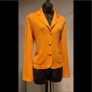 St. John's Tangerine Knit Cardigan